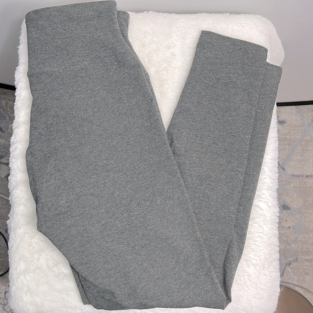 Yummie by Heather Thomson Compact Cotton Legging in Gray size S/P
